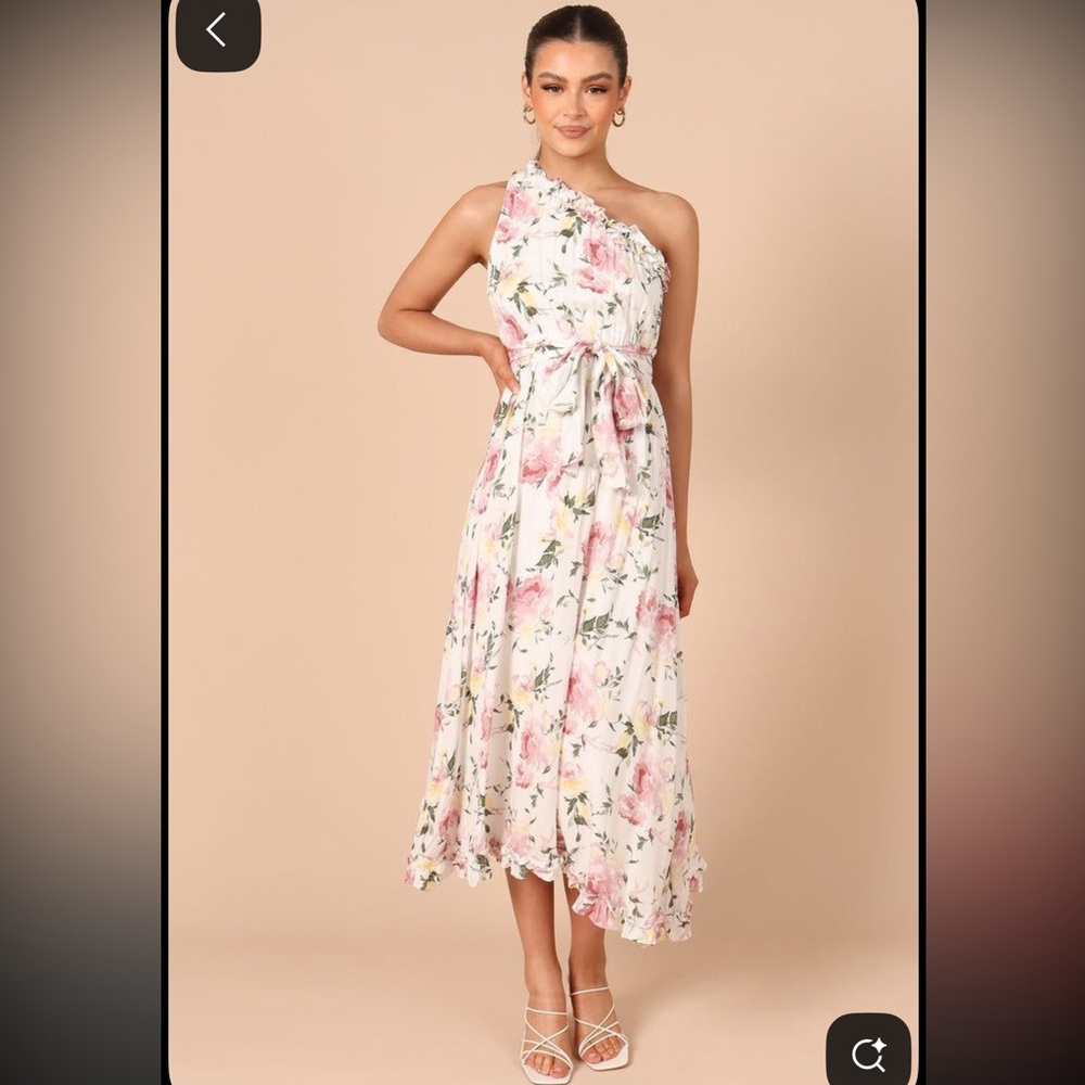 Petal & Pup One Shoulder Maxi Dress